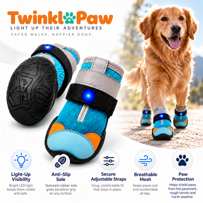 TwinklePaw™ Light-Up Dog Boots