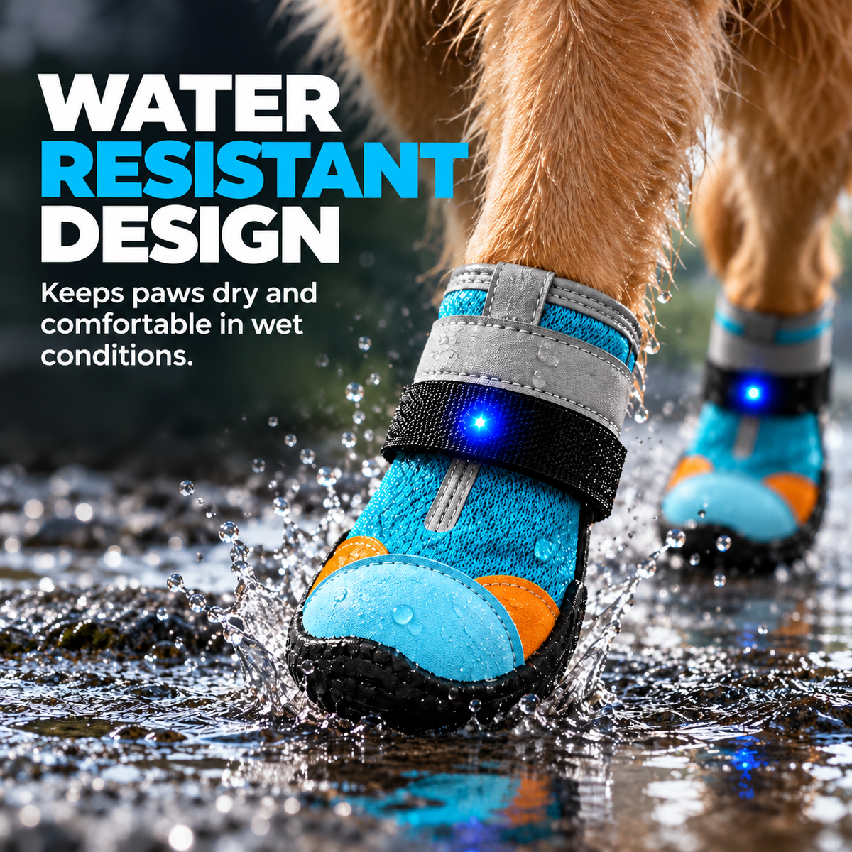 TwinklePaw™ Light-Up Dog Boots
