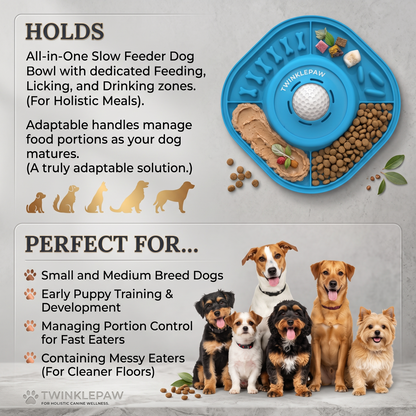 TwinklePaw™ Slow Feeder Enrichment Bowl