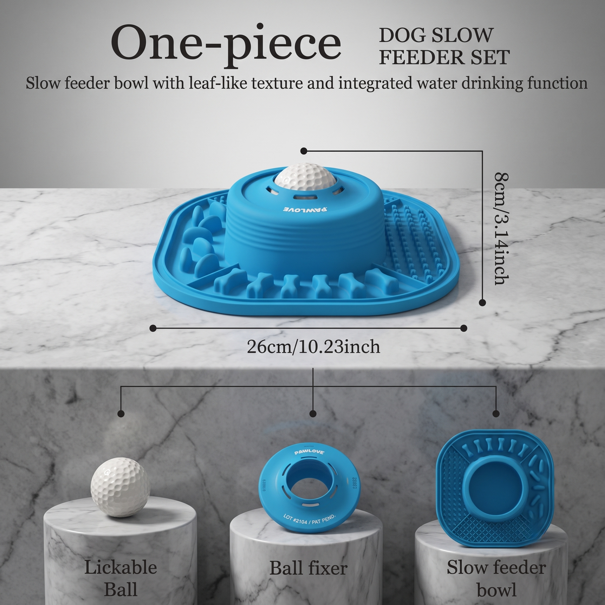 TwinklePaw™ Slow Feeder Enrichment Bowl