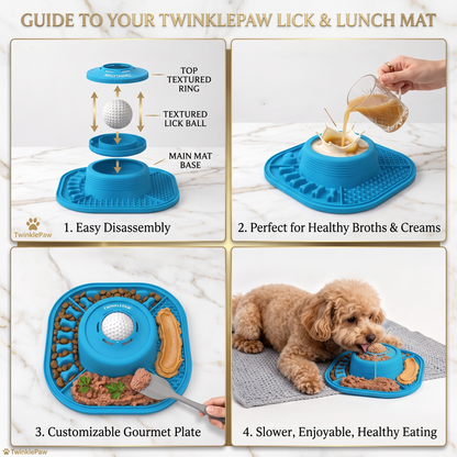 TwinklePaw™ Slow Feeder Enrichment Bowl