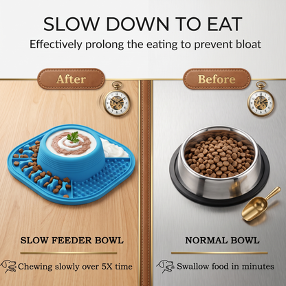 TwinklePaw™ Slow Feeder Enrichment Bowl